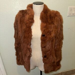 Vintage | Rabbit Fur Coat